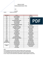 Jadual Pengagihan 2015