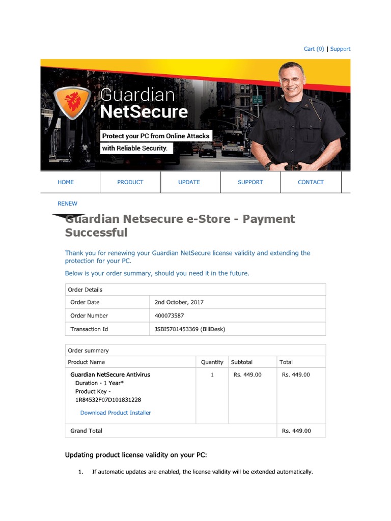 Antivirus Invoice | PDF