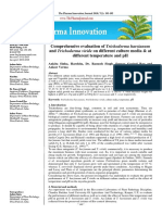 Comprehensive Evaluation of Trichoderma Harzianum and Trichoderma Viride On Different Culture Media & at Different Temperature and PH