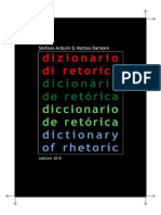 Dizionario retorica