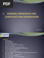 1. General Principles for Construction Supervision