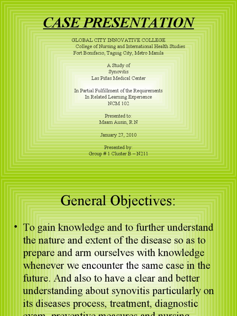 Cellulitis case study ppt image