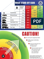 Appendix B - Bomb Threat Stand-Off Card. U.S. Department of Homeland Security