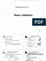 1.0 Basic Statistics