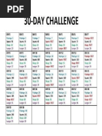 30 Day Diet Meal Plan