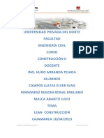 Informe Construccion II