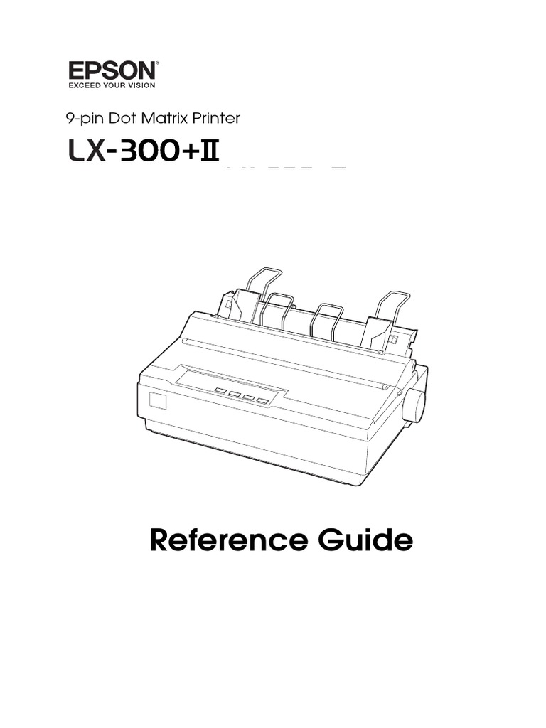 Reference Guide 9Pin Dot Matrix Printer PDF Microsoft Windows