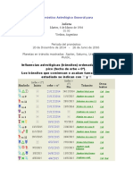 Pronóstico Astrológico General