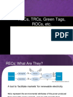 Recs, TRCS, Green Tags, Rocs, Etc