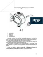 Instructiuni de Utilizare a Presostatului Electronic