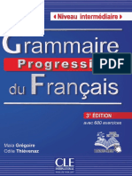 Grammaire Progressive Du Français Niveau Intermediaire