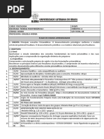 Ementa Teorias Psicoterápicas 2018 1