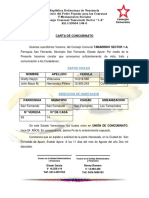 Carta de Concubinato - Expedida Por Consejo Comunal