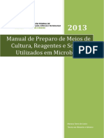 Manual de Preparo de Meios de Cultura e Soluções para Microbiologia