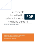 Radiologie in Medicina Dentara