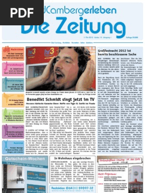 Badcamberg Erleben Kw 18 07 05 2010 Die Zeitung Als E Paper Pdf