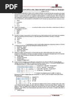 Evaluación Diagnostica Del Área de Educación para El Trabajo