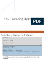 CSS-Cascading Style Sheets