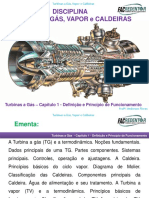 Aula 1 - Turbinas A Gás - Definição e Principios de Funcionamento