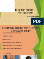 Toxins in The Foods We Consume