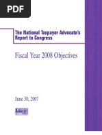 2008 Objectives Report To Congress v2