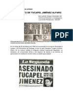 El Asesinato de Tucapel Jiménez Alfaro, Por Iván Ljubetic
