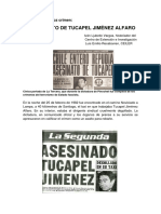 El Asesinato de Tucapel Jiménez Alfaro, por Iván Ljubetic