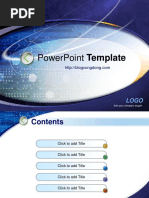 Powerpoint Template: Edit Your Company Slogan