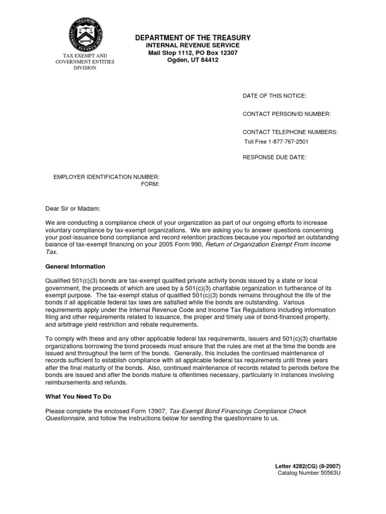 Internal Revenue Service Mail Stop 1112, PO Box 12307