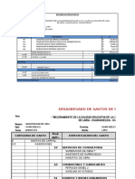 Resumen de Gastos Generalescontrata