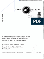 A Performance Investigation of An Eight-Inch Hubless Pump Inducer in Water and Liquid Nitrogen