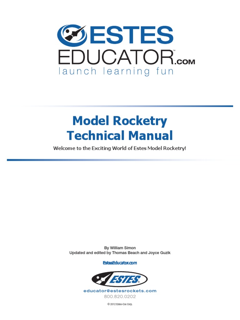 2819 Estes Model Rocketry Technical Manual PDF PDF Rocket Paint