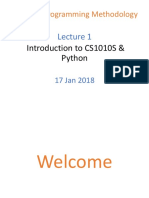 CS1010S Lecture 01 - Introduction