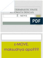 6. Ekuivalensi NFA Dengan E-move