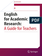 English For Academic Research A Guide For Teachers