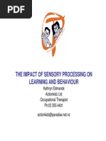 Kathryn Edmands The Impact of Sensory Processing