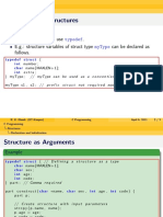 Operations On Structures: The Other Way Is To Use - E.g.: Structure Variables of Struct Type Can Be Declared As Follows