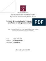 Concientizacion Uso Responsable Tecnologias Tesisi de Especializacion