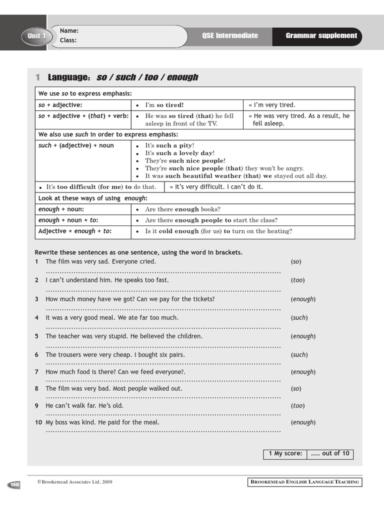 Grammar Appendix Split - 1 PDF | PDF | Adjective | Languages