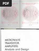 Gonzalez G. - Microwave Transistor Amplifiers - Analysis and