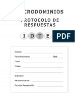 Protocolo Respuestas IDTEL