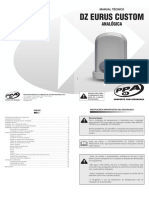Manual Tecnico DZ Eurus Custom Analogica PDF