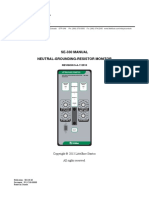 Littelfuse ProtectionRelays SE 330 Neutral Grounding Resistor Monitor Manual R9