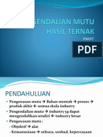 Pengendalian Mutu Hasil Ternak 1 Sd 6