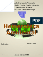 Hemeroteca ambiental revistas