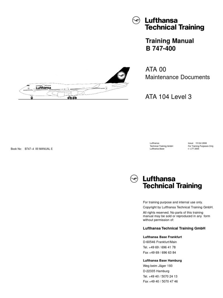 B747 4 00 Manuals E Computing And Information Technology