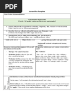 Tiger Story - Lesson Plan