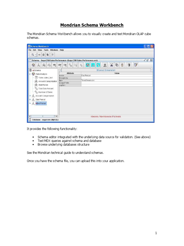 Schema Workbench PDF | PDF | Xml Schema | Xml