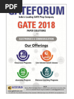 GATE 2018 ECE Questions With Solutions