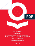 Proyectos de lectura para secundaria